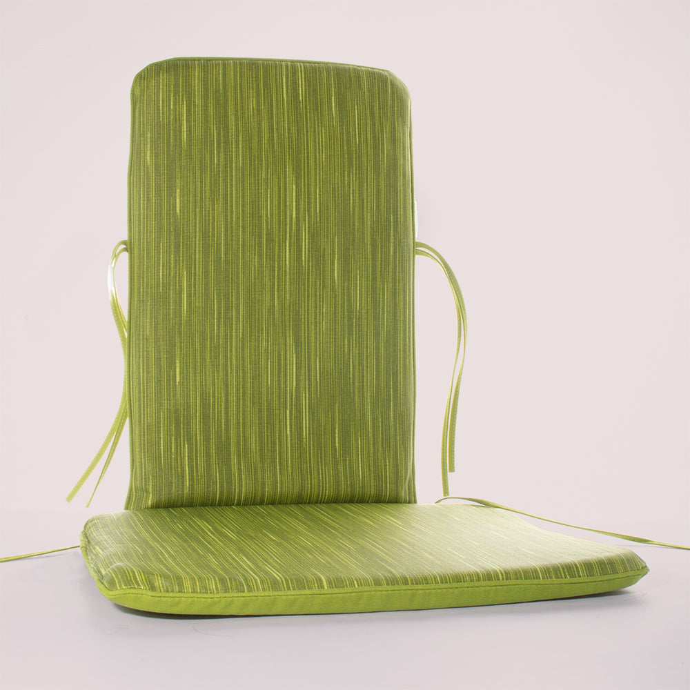 Cojín para silla con espaldar Verde