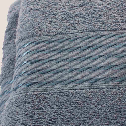 Toalla de Baño Prisma 100% algodón de 400 gr/m2 color azul