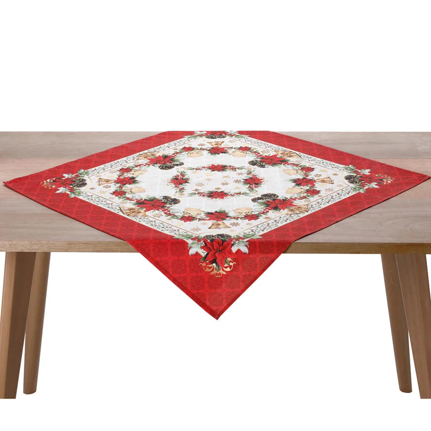 Carpeta de mesa navideña Campanas